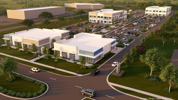 The Bent's Landing mixed-use development includes two retail buildings fronting Rinehart Road in Lake Mary, with two 28,000-square-foot medical office buildings also planned on the property.