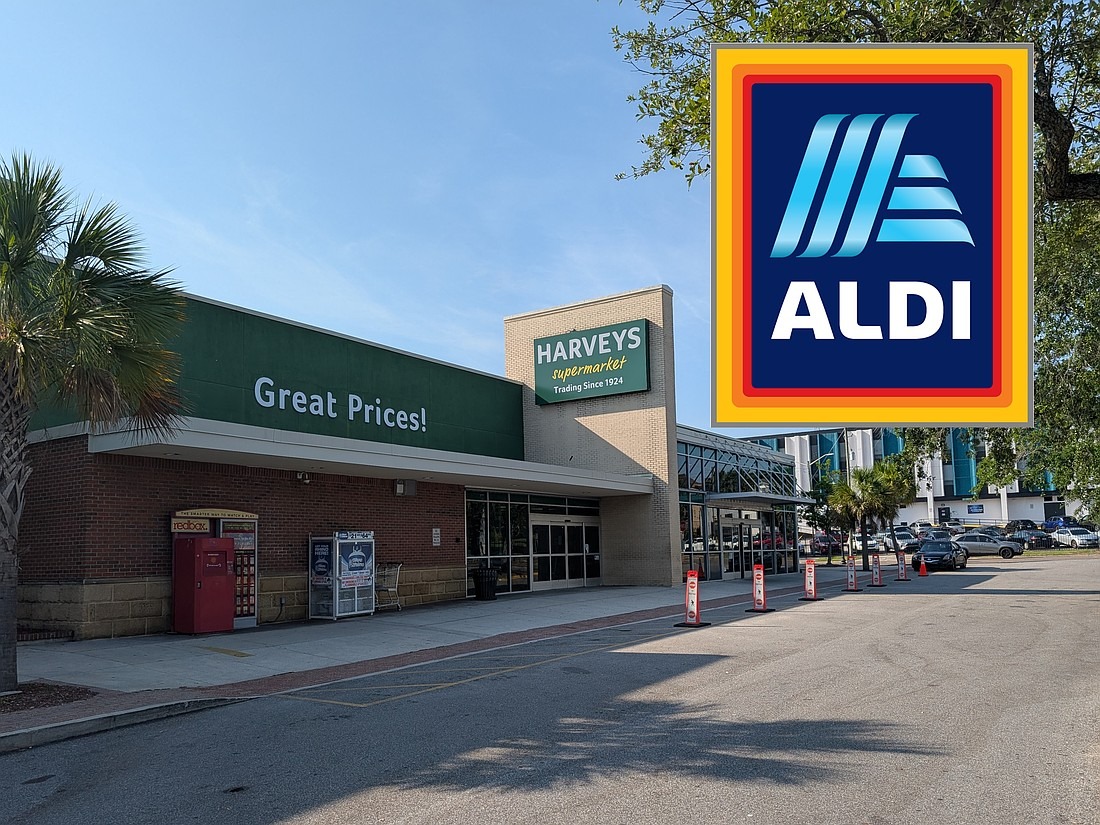 Aldi issued permit for build-out Downtown in closed Harveys